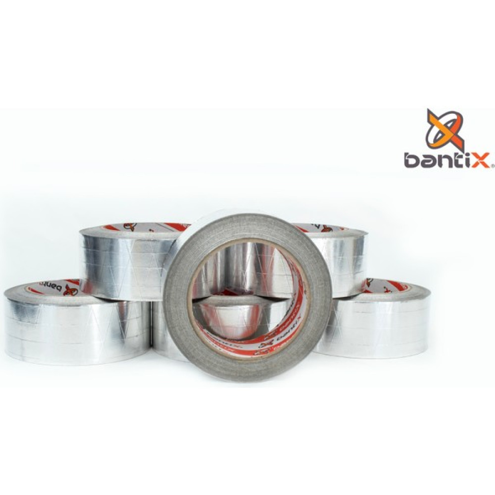 Bantix Alüminyum Folyo Bant 44MM * 20 Metre Yanmaz Erimez Tamirat Tadilat Bandı Nalburiye & Hırdavat Fiyatı