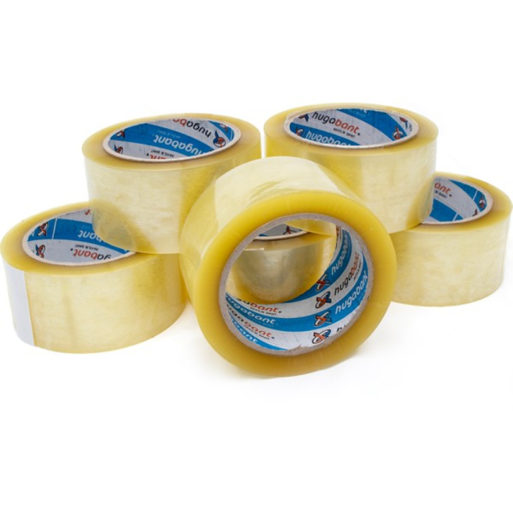 Bantix Huga Bant Akrilik Yüksek Kalite Koli Bandı 45MM x 40 Metre Şeffaf (6'lı Paket) Bant Fiyatı