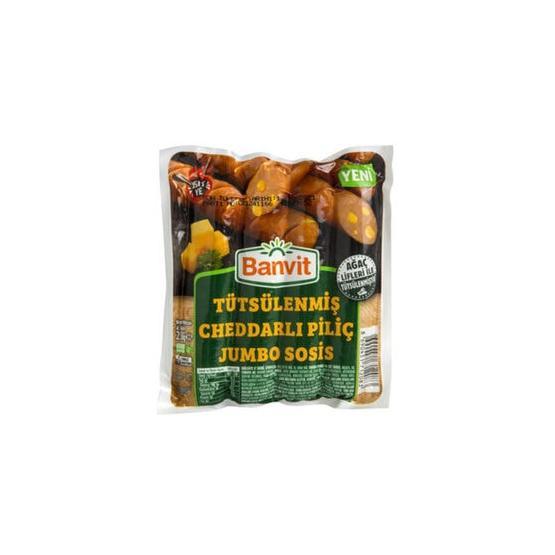 Banvit 250 gr Tütsülenmiş Cheddarlı Piliç Jumbo Sosis