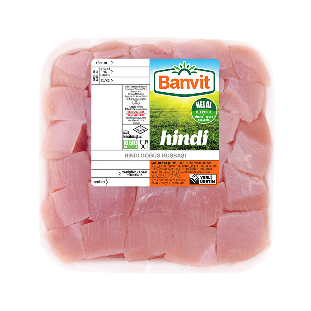 Banvit Hindi Kuşbaşı Göğüs Kg Beyaz Et Fiyatı