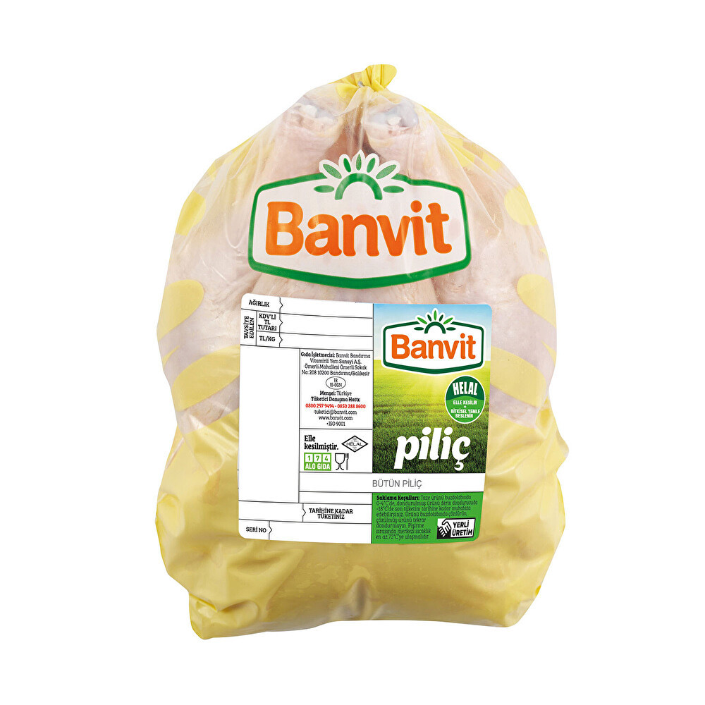 Banvit Poşetli Bütün Piliç Kg Beyaz Et Fiyatı
