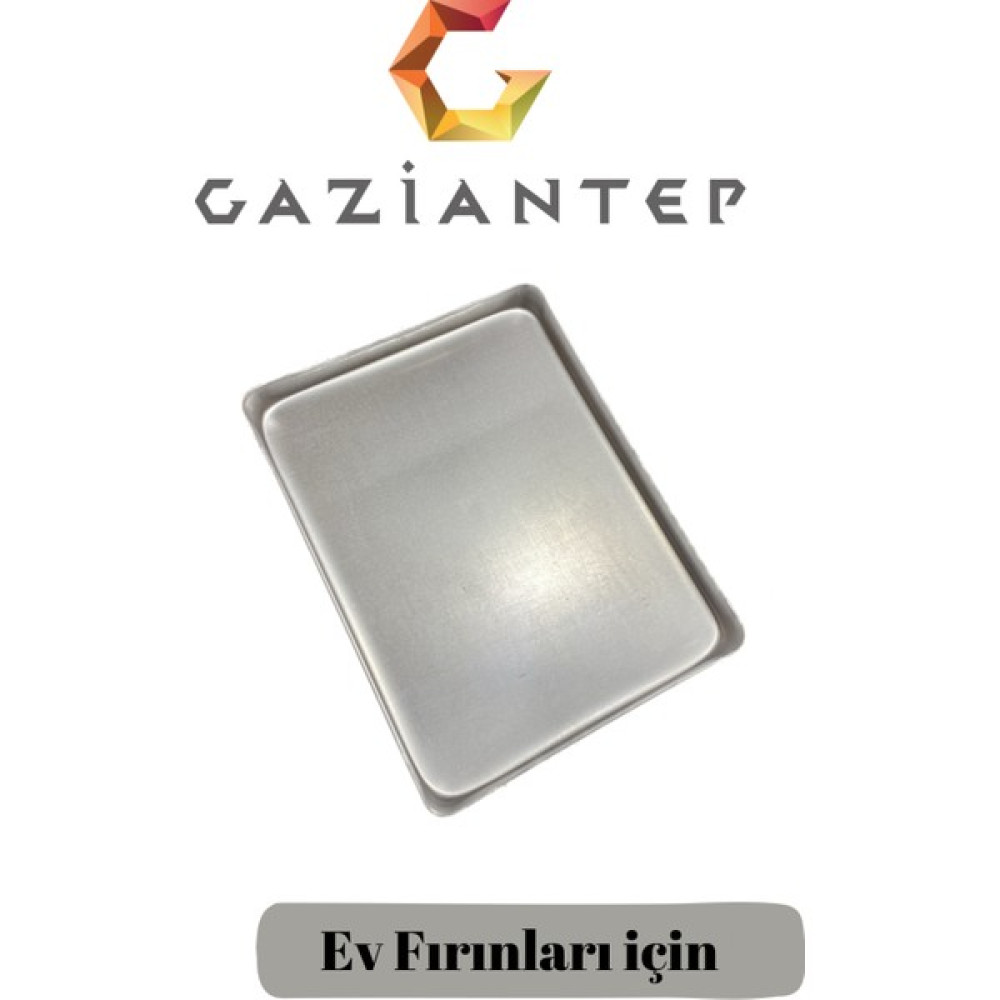 Banxtre Alüminyum Baklava Börek Tatlı Tepsisi 25X35X3 cm 600GR Kutulu - 35 x 25 cm Tepsiler / Fırın Kapları Fiyatı