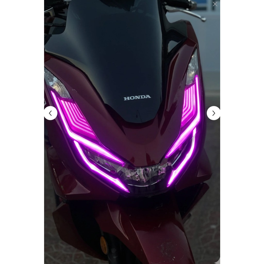 Banxtre Honda Pcx Için Kalın Full Kaplamalı Far Tasarım Mor Renk Film Sticker Seti (2021-2022-2023-2024 Model) - pcx 2021-2024 uyumludur Diğer Fiyatı