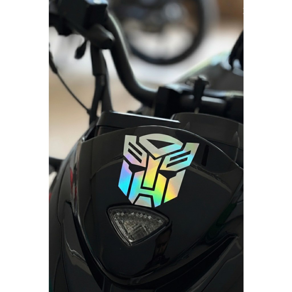 Banxtre Motor ve Kask Için Hologramlı Renk Transformers Sticker Etiket (1 Adet) - Standart - Çok Renkli Diğer Fiyatı