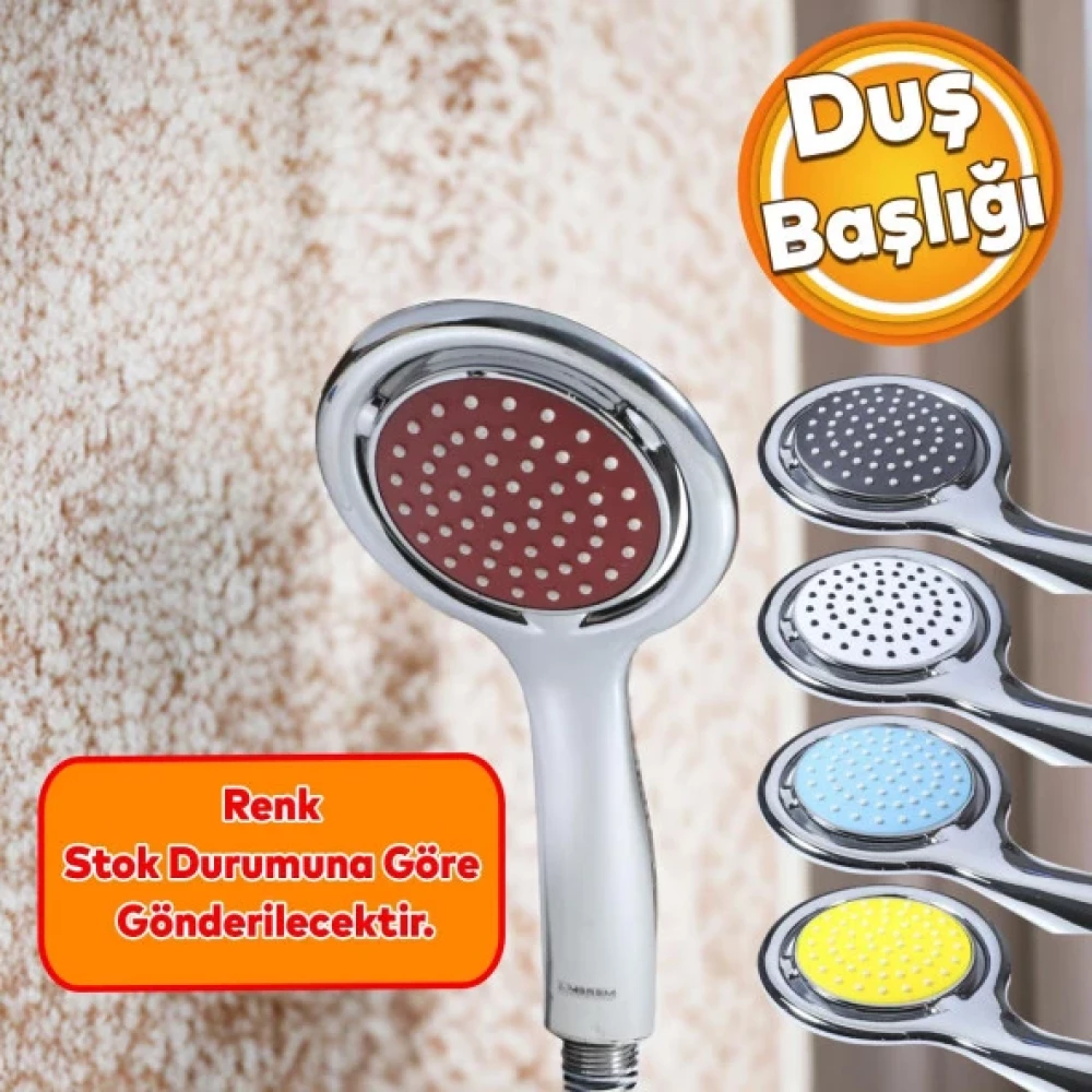 Banyo Aksesuar Dus Telefon Basligi Yuvarlak Renk Secenekli Klasik El Baslik Duş Başlığı Fiyatı