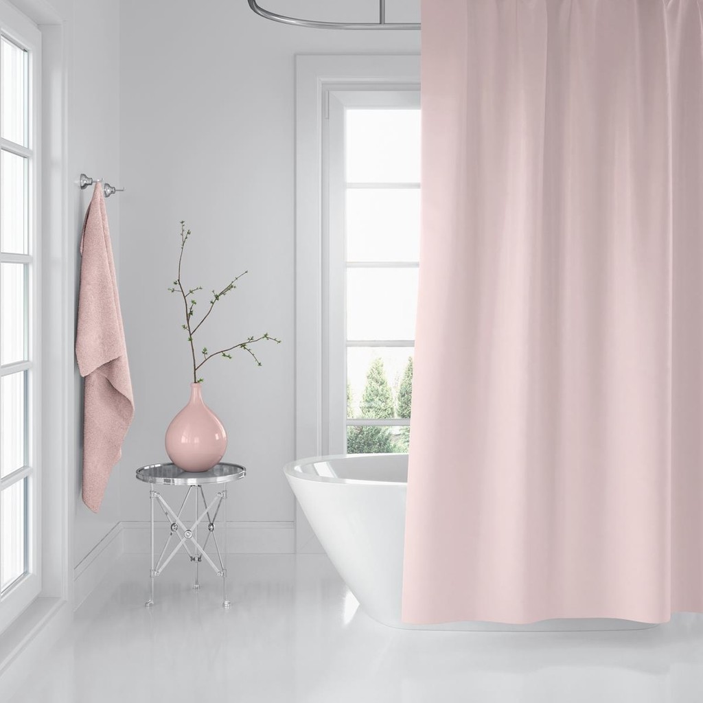 Banyo Perdesi 1X120X200 Tek Kanat Duş Perdesi Halka Hediyeli Duşakabin Perdesi 0010 Pudra Perde Fiyatı