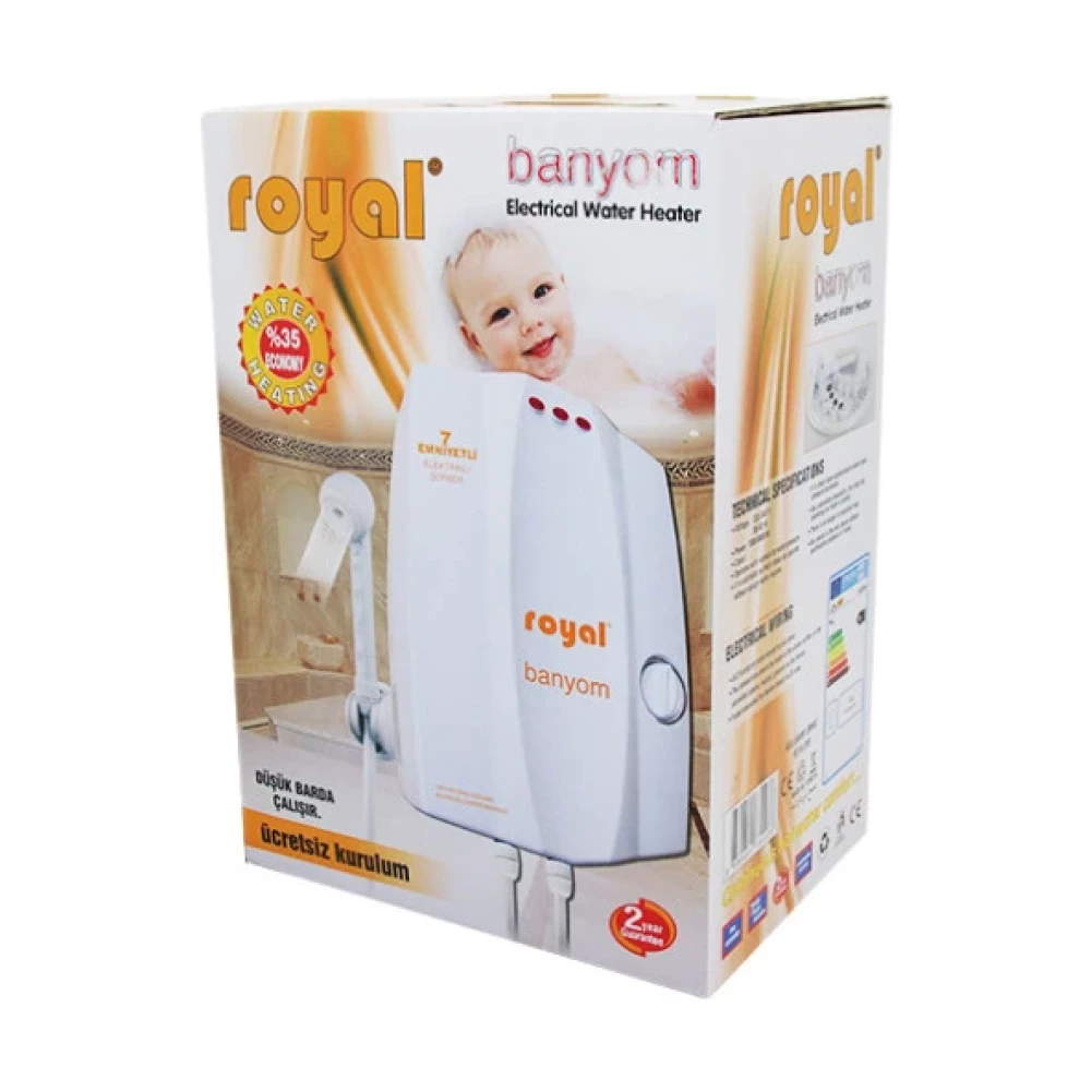 Banyom Elektrıklı Sofben 7500-9000W (4434) Duşakabin Fiyatı