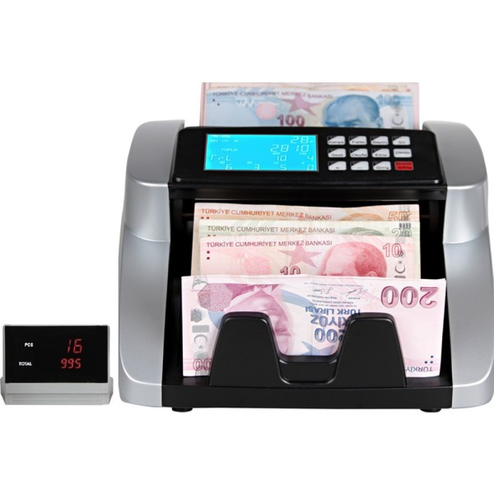 Baove GB7100 Karışık Para Sayma Makinesi ve Sahte Yakalama -Tl-Euro-Usd - Türkçe Sesli Uyarı Para Sayma Makinesi Fiyatı