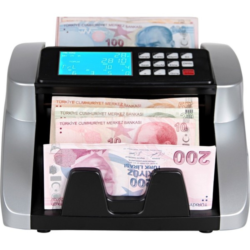 Baove GB7100S Karışık Para Sayma Makinesi ve Sahte Yakalama –tl-Euro-Usd - Türkçe Sesli Uyarı Para Sayma Makinesi Fiyatı