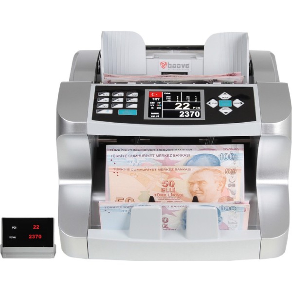 Baove GB9300 Pro Mix Karışık Para Sayma Makinesi - TL, Euro, Usd Karışık Sayım ve Sahte Yakalama Para Sayma Makinesi Fiyatı
