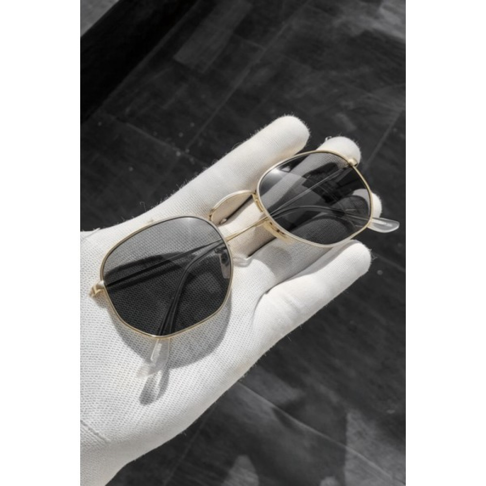 Bappir Beşgen UV400 Filtre Korumalı Metal Çerçeve Unisex Güneş Gözlüğü Unisex Güneş Gözlükleri Fiyatı