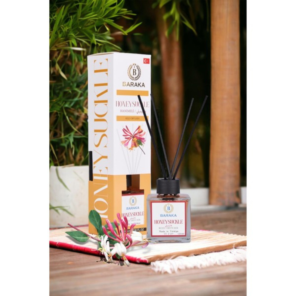 Baraka Çubuklu Oda ve Ortam Kokusu - Hanımeli 120ML Honeysuckle - 1 Adet Dekoratif Mum Fiyatı