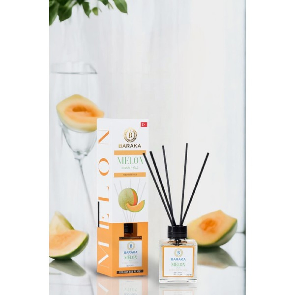 Baraka Çubuklu Oda ve Ortam Kokusu - Kavun 120ML Melon - 1 Adet Dekoratif Mum Fiyatı