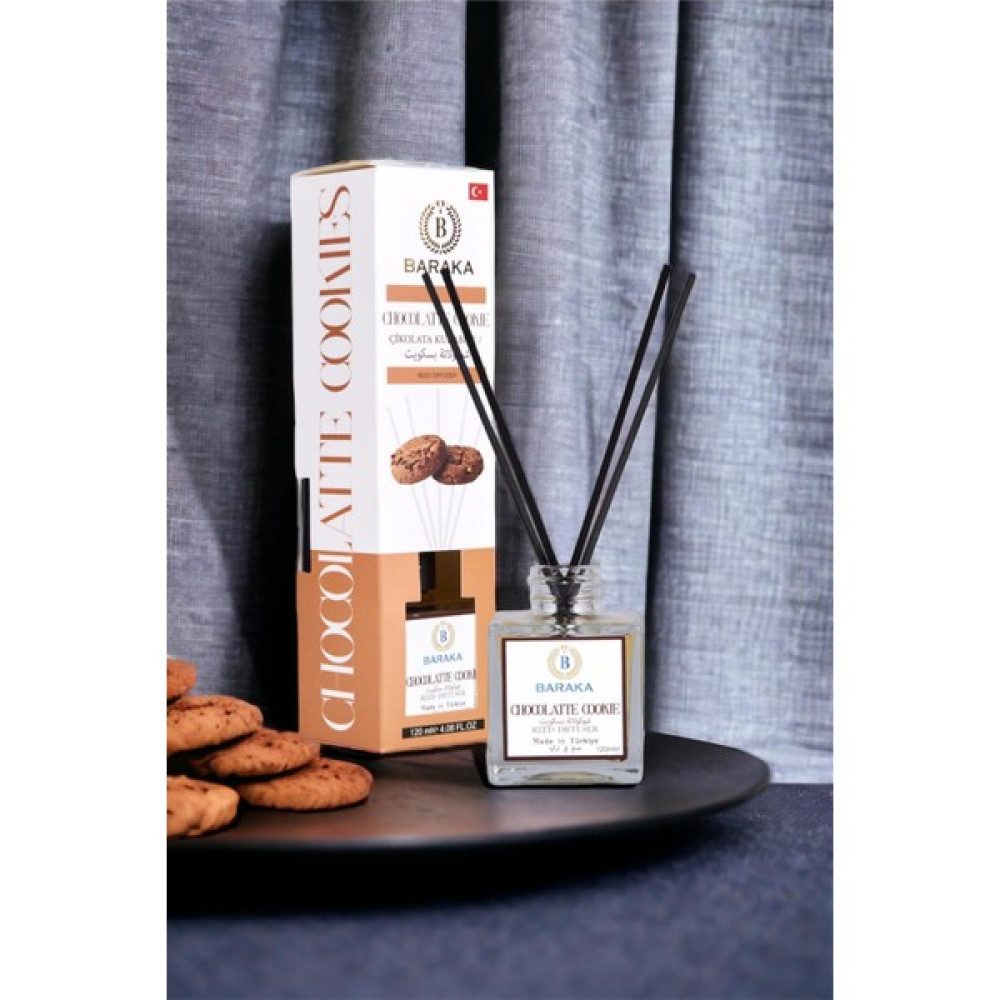 Baraka Çubuklu Oda ve Ortam Kokusu - Kurabiye 120ML Chocolatte Cookie - 1 Adet Dekoratif Mum Fiyatı