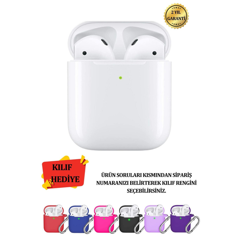 Barbanti Mobile Beyaz 2.nesil Ios Android Uyumlu Kablosuz Bluetooth Kulaklık Karışık Renk Kılıf Hediyeli Airpods2 Kulak İçi Kulaklık Fiyatı