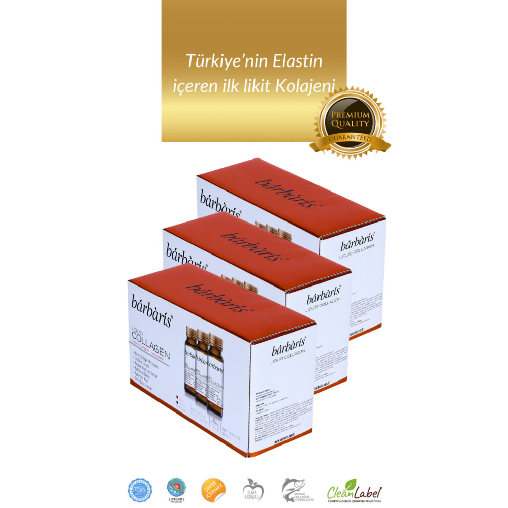 Barbaris Liquid Collagen 50ml 10 Şişe - 3 Paket Sağlık Fiyatı