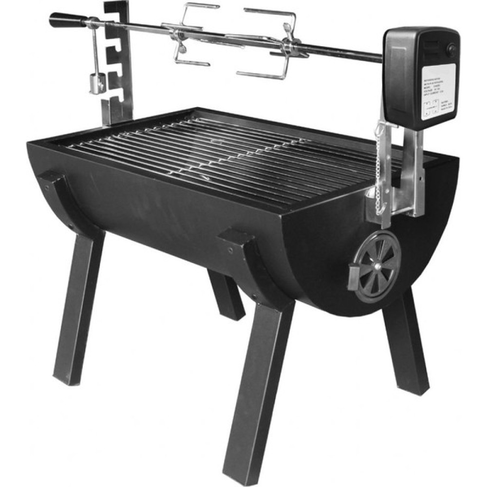 Barbekü Grill Motorlu Mangal Barbekü Et-Tavuk-Hindi Çevirme Cihazı Bg111 - Siyah Bahçe Mangalı & Barbekü Fiyatı