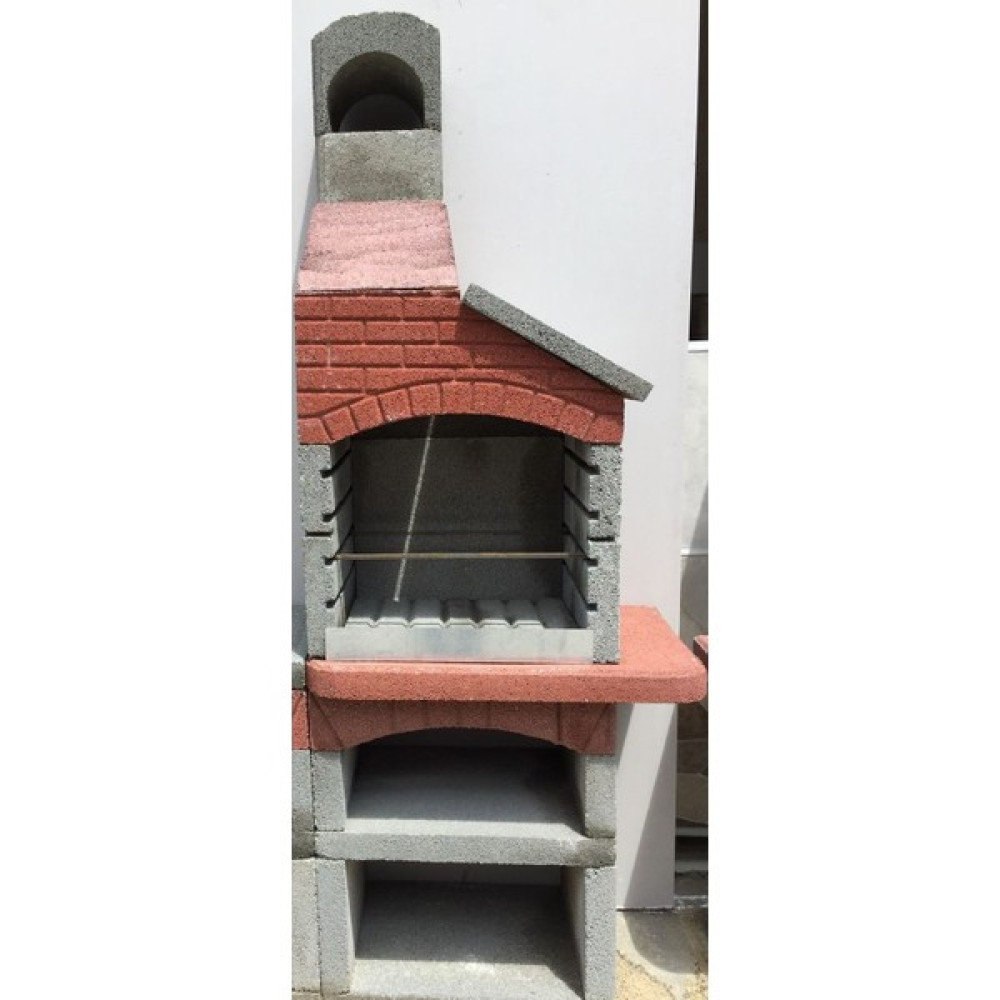 Barbekü Özkoca Bims Beton Barbekü 70'lik Bacalı Model Bahçe Mangalı & Barbekü Fiyatı