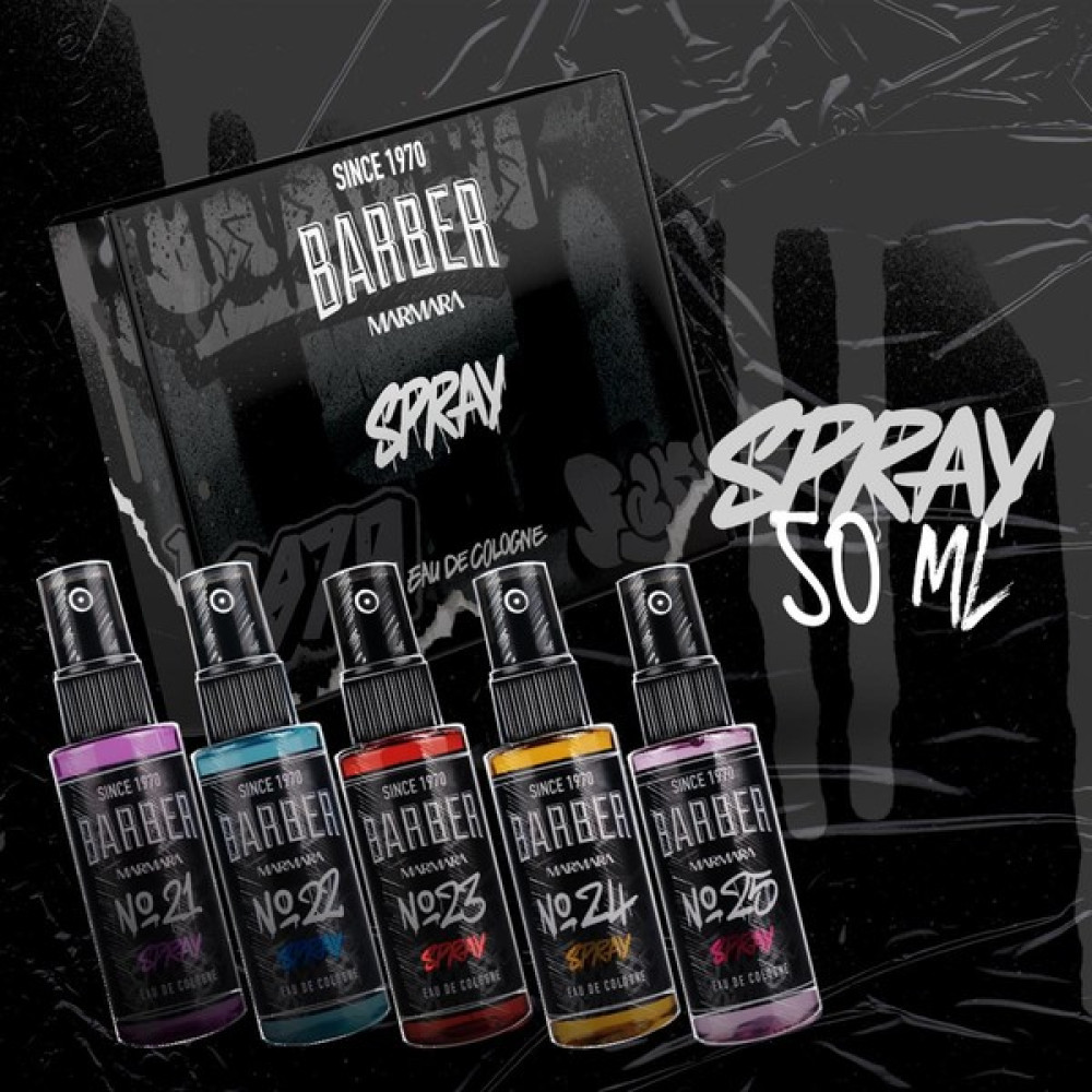 Barber Marmara 5 Mix Set EDC Sprey Kolonya 5 x 50 ml Kolonya & Gülsuyu Fiyatı