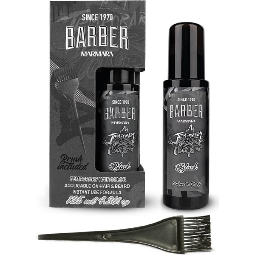 Barber Marmara Geçici Say Boyası Siyah 125 ml Saç Şekillendirici Sprey Fiyatı