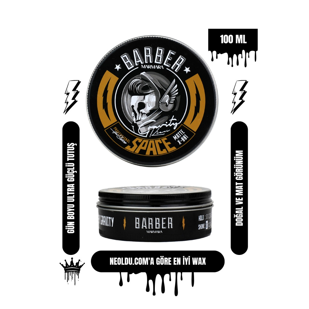 Barber Marmara Space Wax 100 ml Mat Saç Şekillendirici Saç Şekillendirici Krem Fiyatı