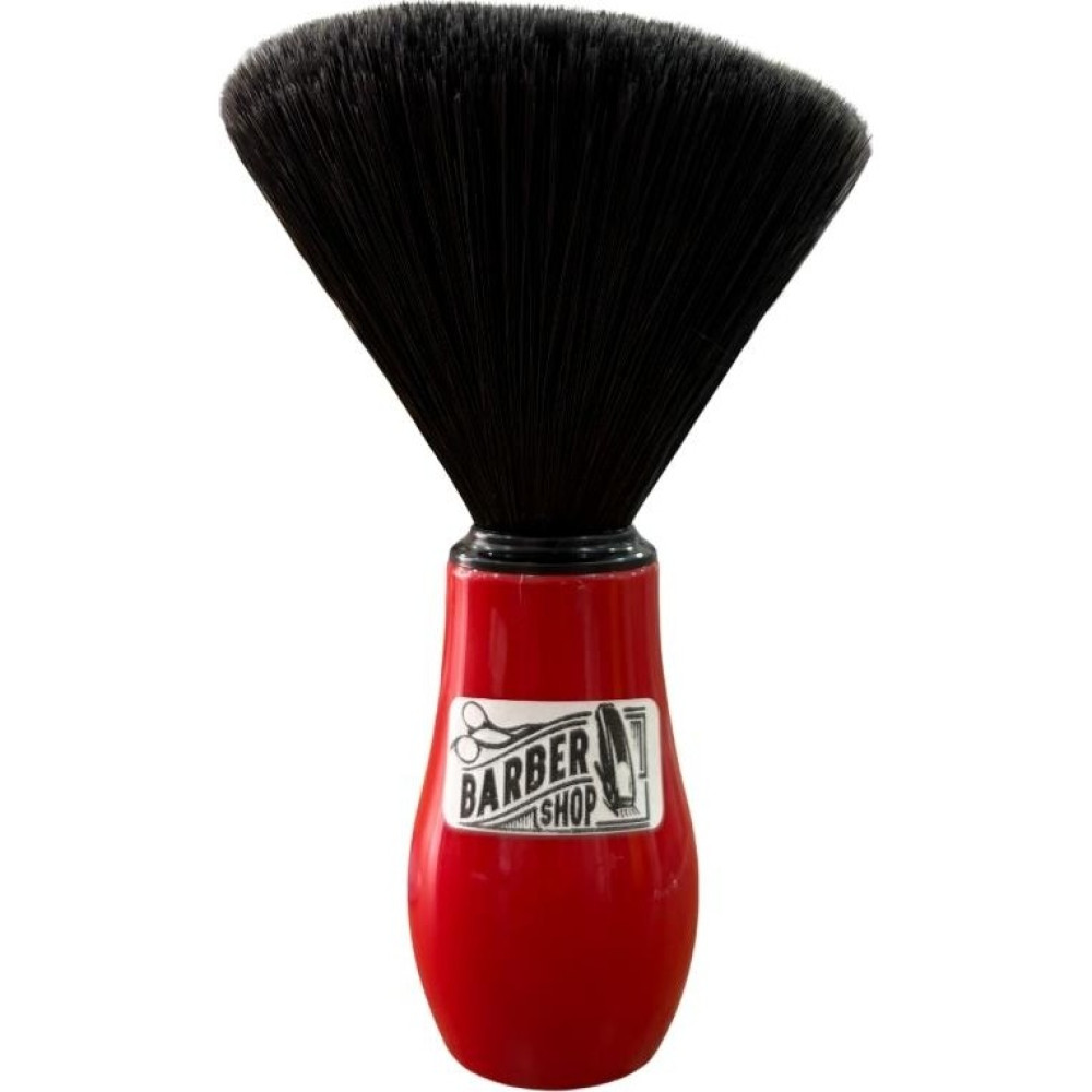 Barbershop Emre Fırça Plastik Saplı Premium Sentetik Siyah Kıllı Ense Fırçası Kırmızı Diğer Fiyatı