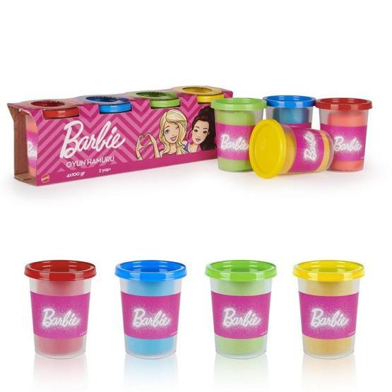 Barbie 400 gr 4’lü Oyun Hamuru