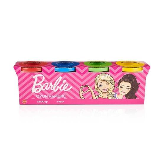 Barbie 400 gr 4’lü Oyun Hamuru
