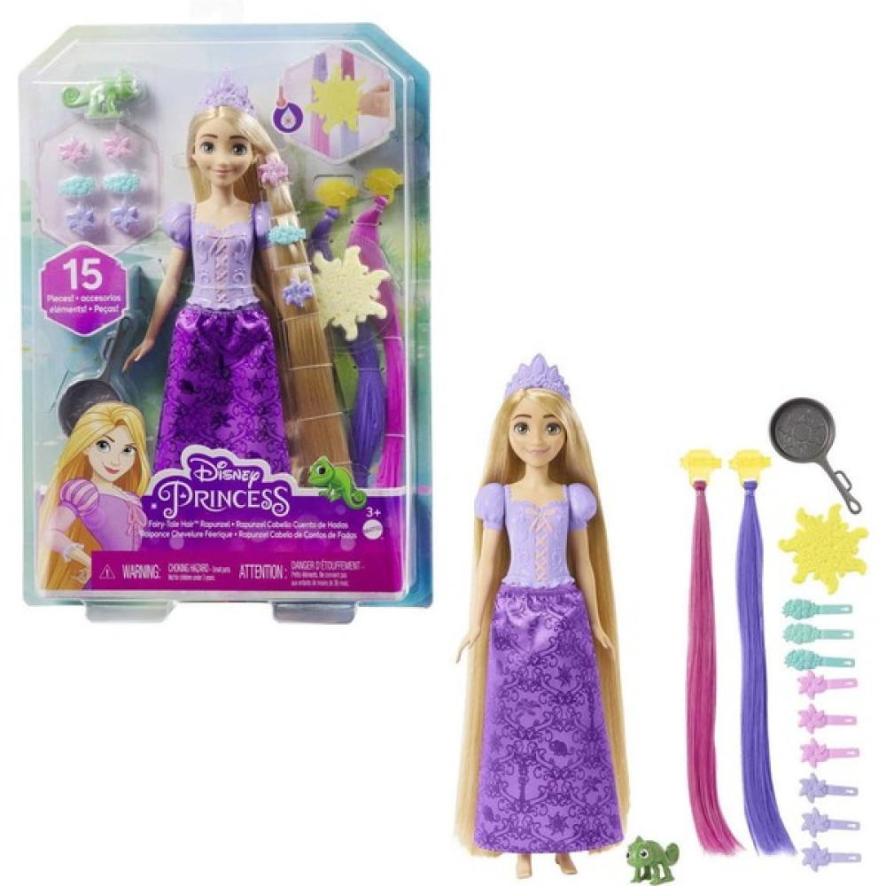 Barbie HLW18 Disney Prenses Renk Değiştiren Sihirli Saçlı Rapunzel Oto Boyaları Fiyatı
