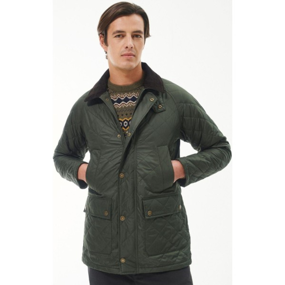 Barbour Ashby Polar Kapitone Ceket GN71 Sage Erkek Mont Fiyatı