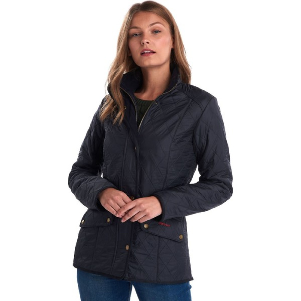 Barbour Cavalry Polar Kapitone Ceket NY91 Navy Bayan Mont Fiyatı