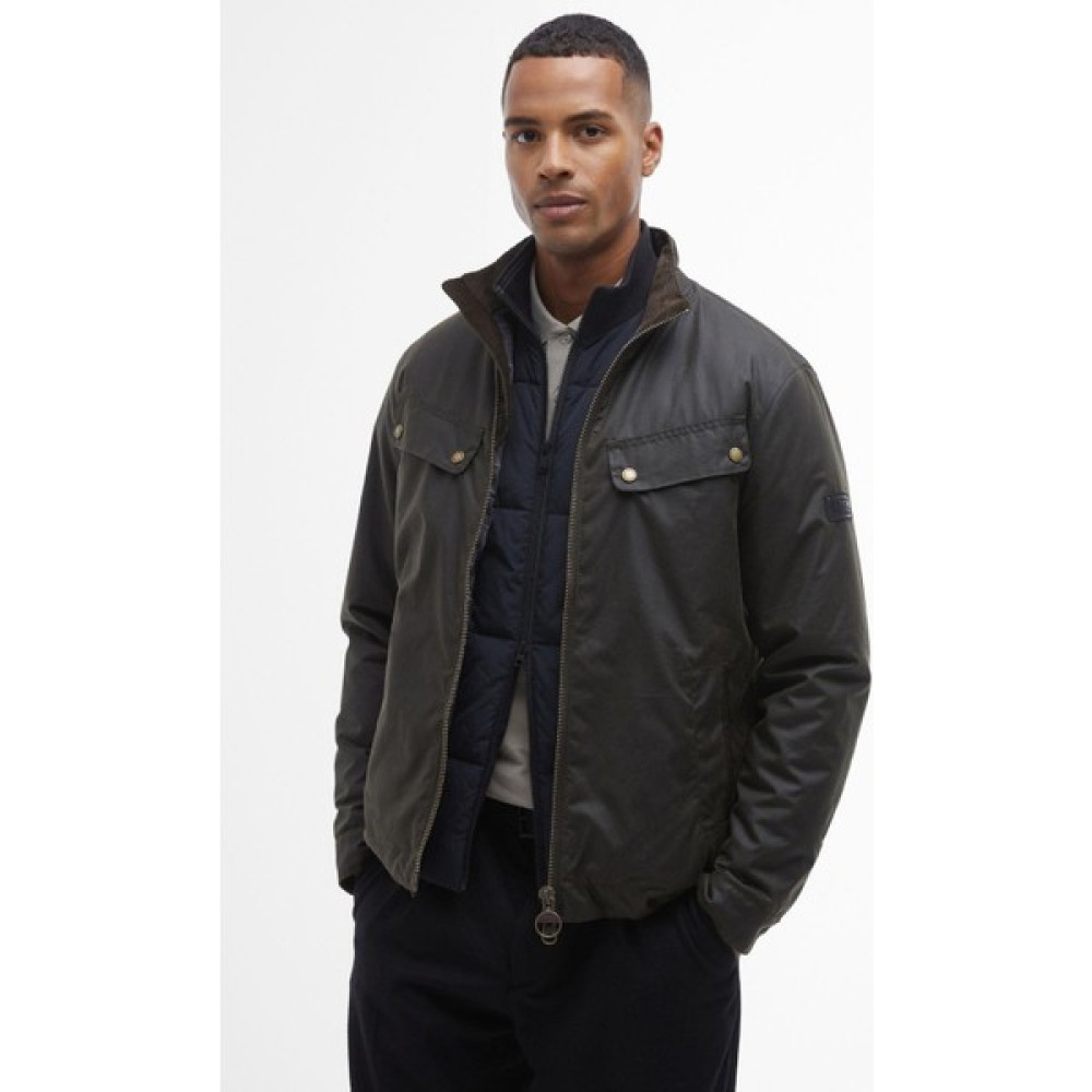 Barbour International B.ıntl Ashbeck Yağlı Ceket OL71 Olive Erkek Mont Fiyatı