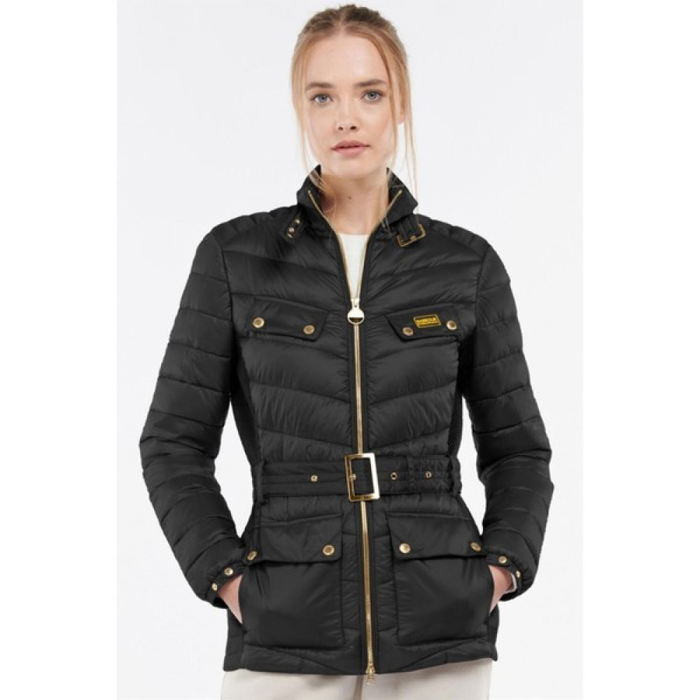 Barbour International B.ıntl Gleann Kapitone Ceket BK11 Black Bayan Mont Fiyatı