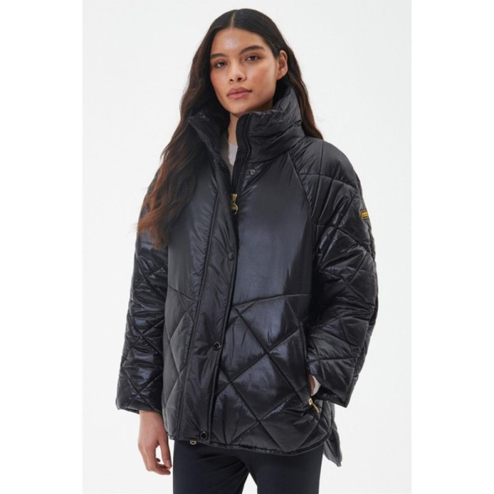 Barbour International B.ıntl Parade Kapitone Ceket BK12 Black Bayan Ceket Fiyatı