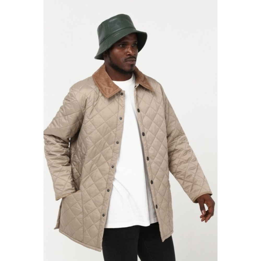Barbour Liddesdale® Kapitone Regular Fit BE72 Beige Erkek Mont Fiyatı