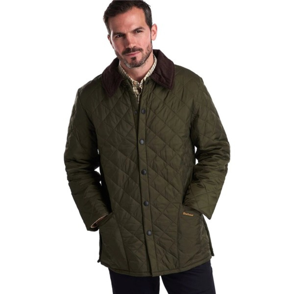 Barbour Liddesdale Kapitone Regular Fit OL91 Olive Erkek Mont Fiyatı