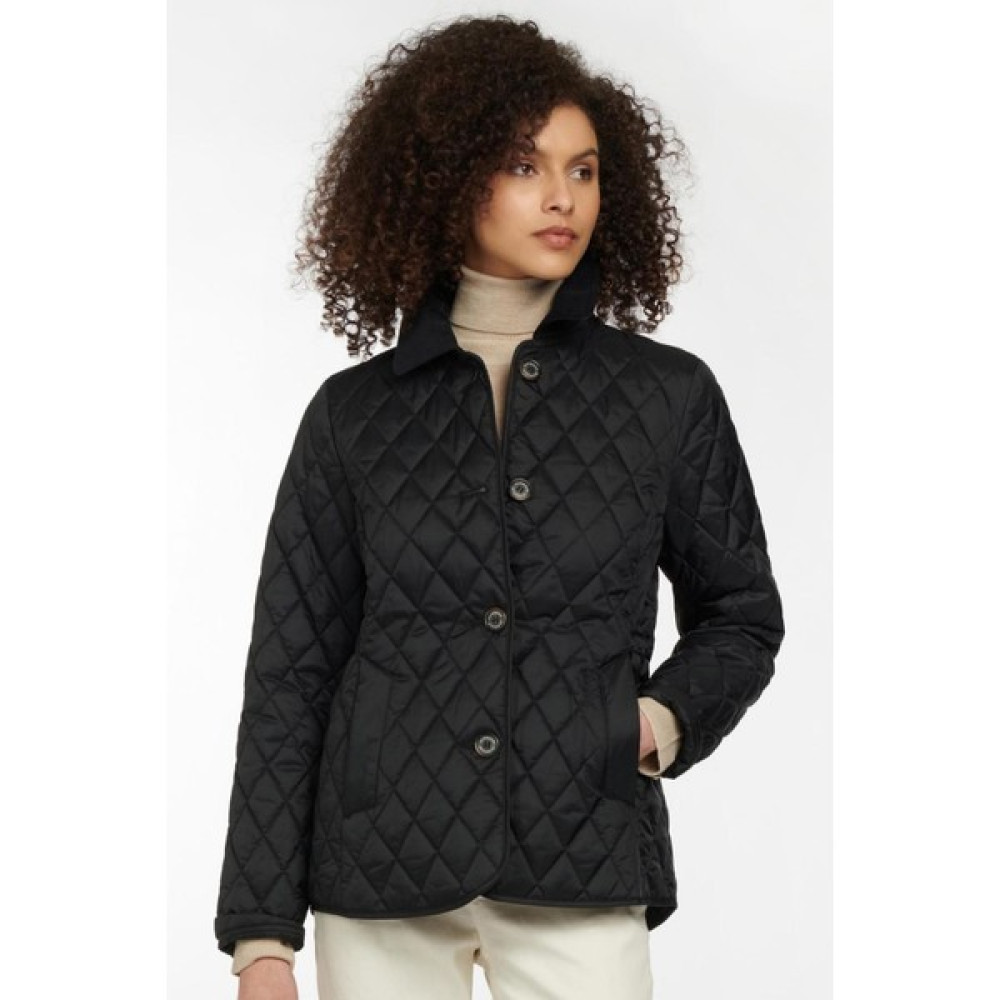 Barbour Omberlsey Kapitone Ceket BK11 Black Bayan Mont Fiyatı