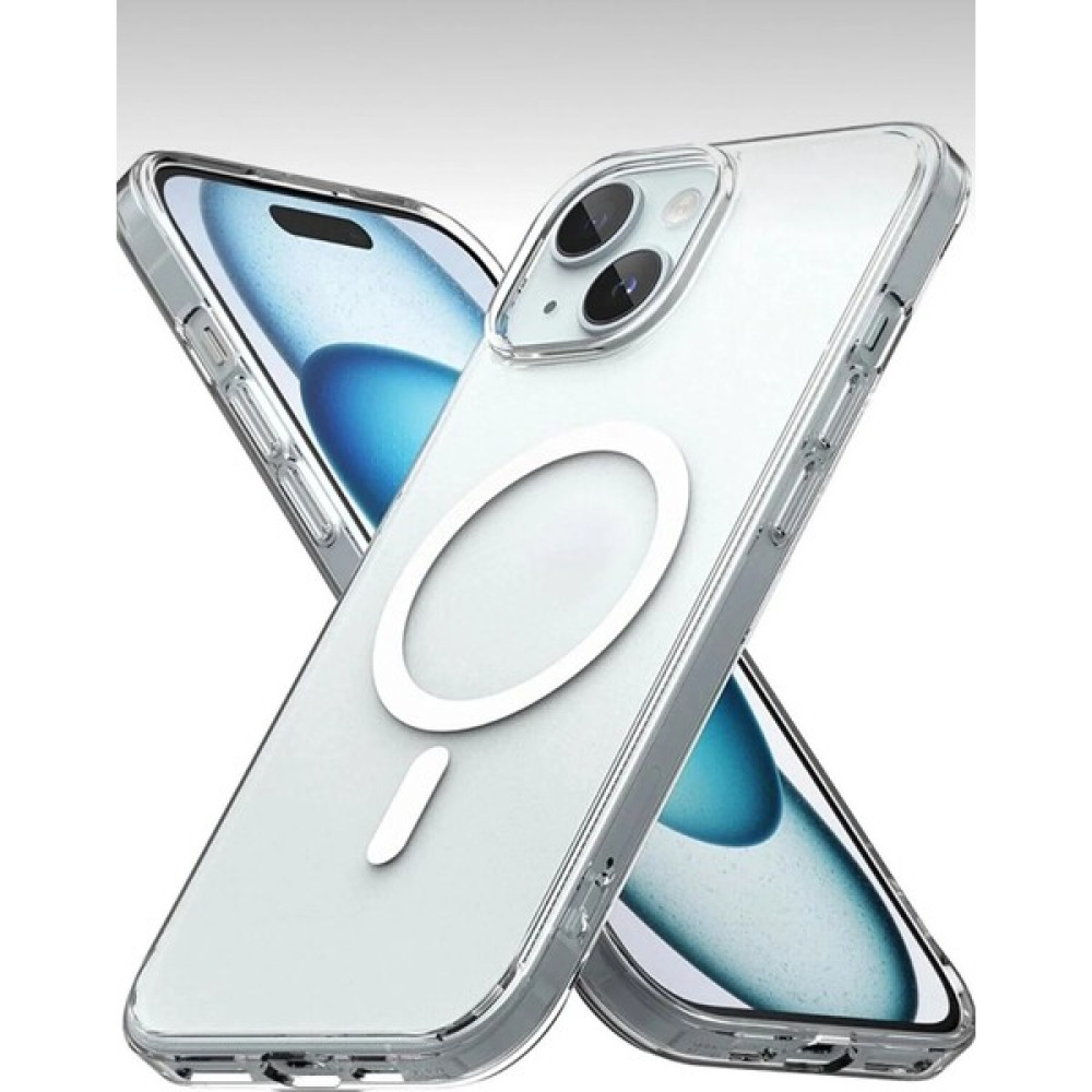 Baren Apple Iphone 15 Kılıf Kablosuz Şarj Magsafe Uyumlu Köşe Korumalı Şeffaf Kılıf - Çok Renkli Cep Telefonu Kılıfı Fiyatı