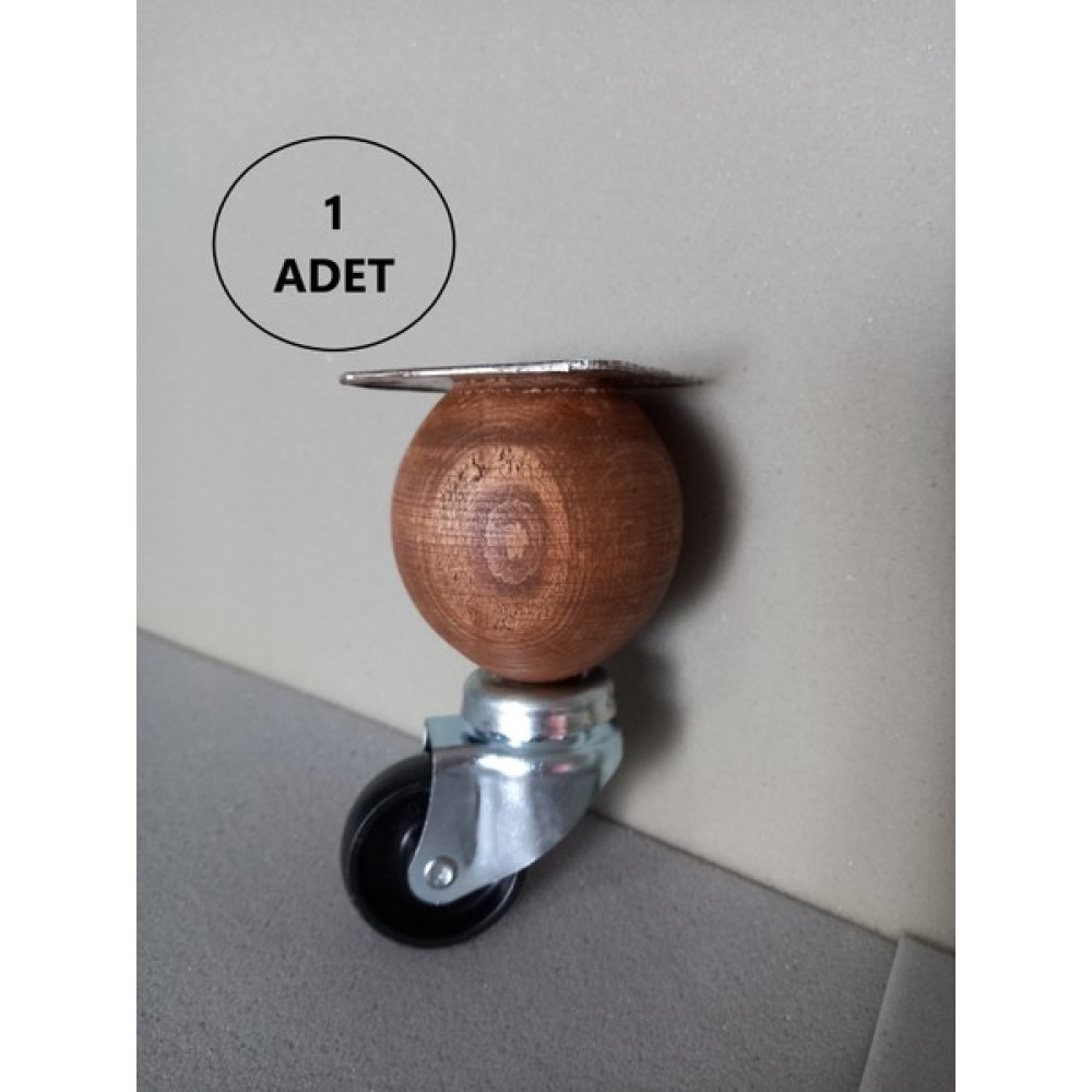 Barermo 15 cm Ahşap Tekerlekli Sihirli Masa Ayağı, Akıllı Masa Ayağı, Akıllı Sehpa Ayağı, Sihirli Sehpa Ayağı - meşe Nalburiye & Hırdavat Fiyatı