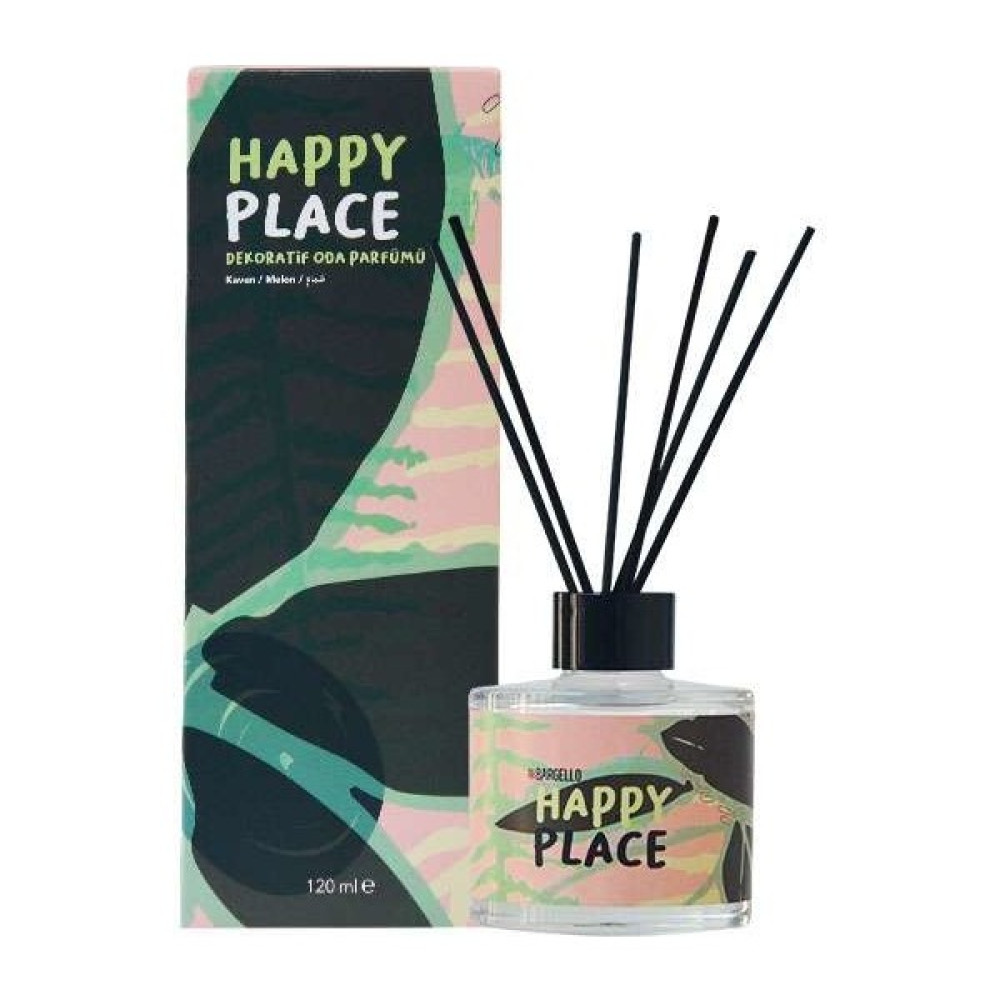 Bargello Happy Place kavun 120 ml Dekoratif Ortam Kokusu - Renkli - 1 Adet Dekoratif Mum Fiyatı