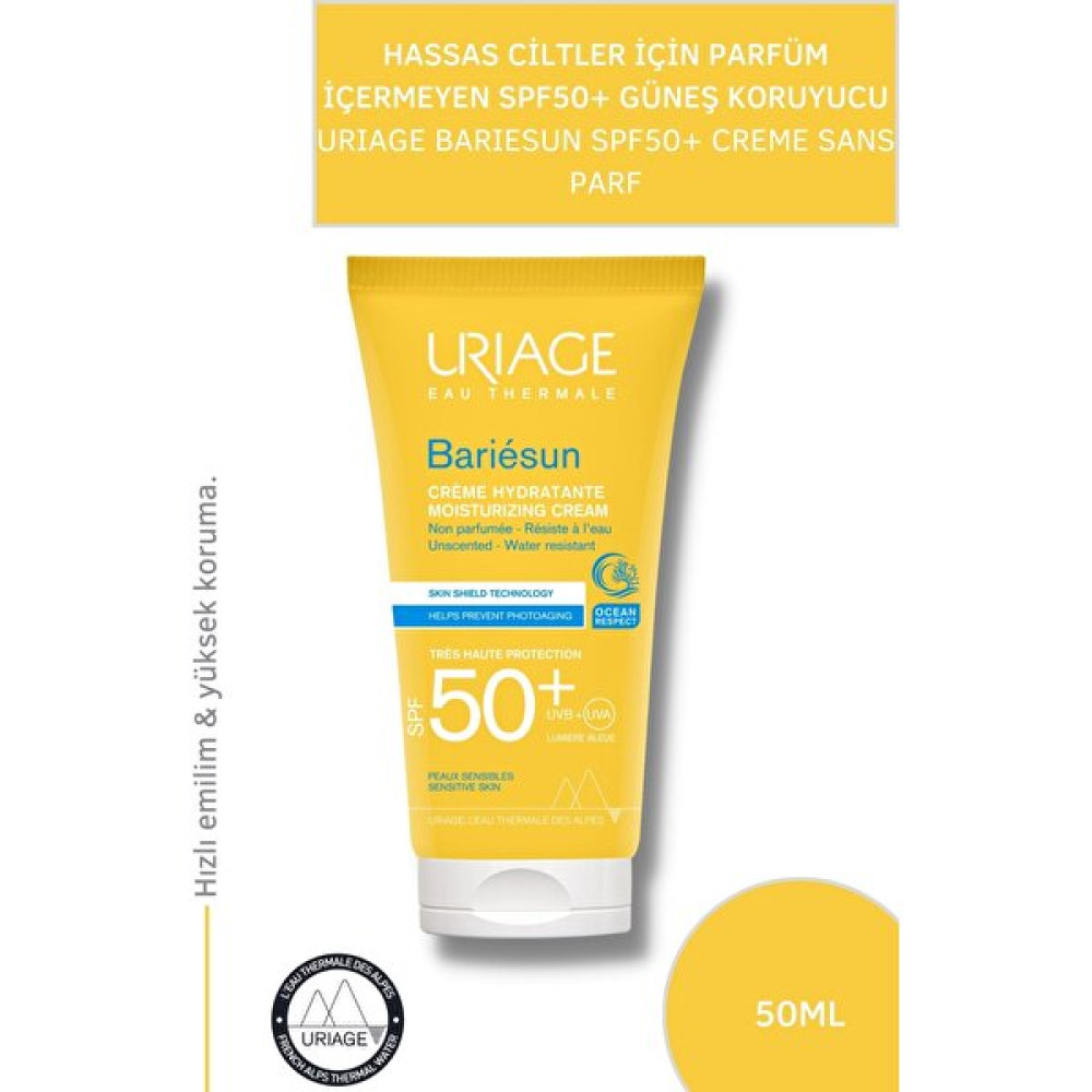 Bariesun Spf 50+ Creme Sans Parf 50 Ml Parfüm İçermeyen Hassas Ciltler için Güneş Koruyucu Krem Güneş Kremleri ve Losyonları Fiyatı