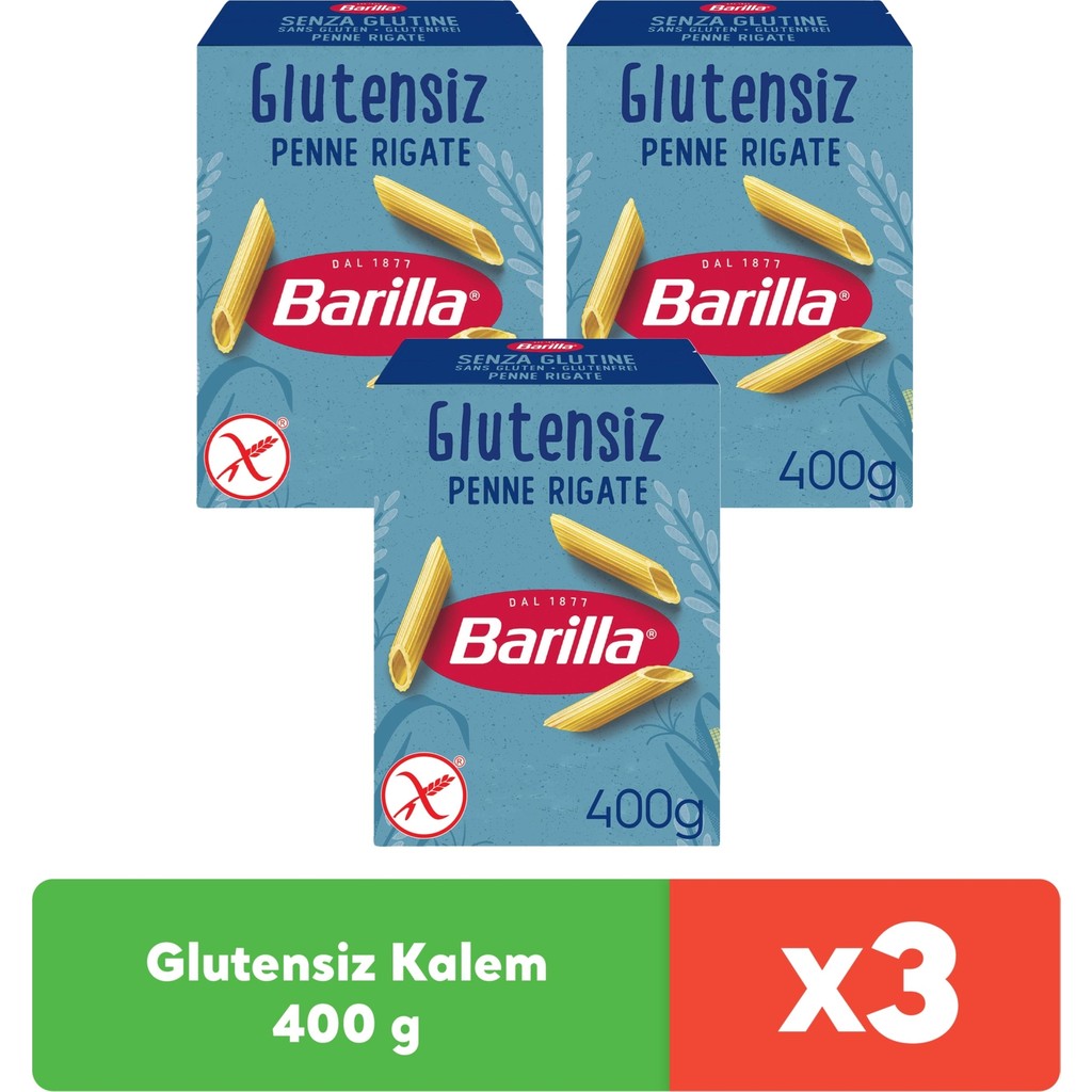 Barilla Glutensiz Kalem 400 gr x 3 Adet Kalem & Yazı Gereçleri Fiyatı
