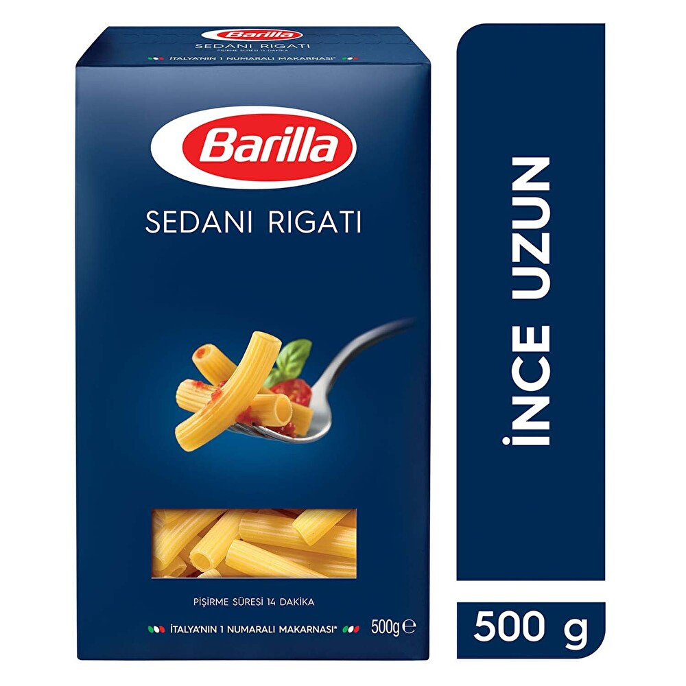 Barilla İnce Uzun (Sedani Rigati) Makarna 500 g. Makarnalar Fiyatı