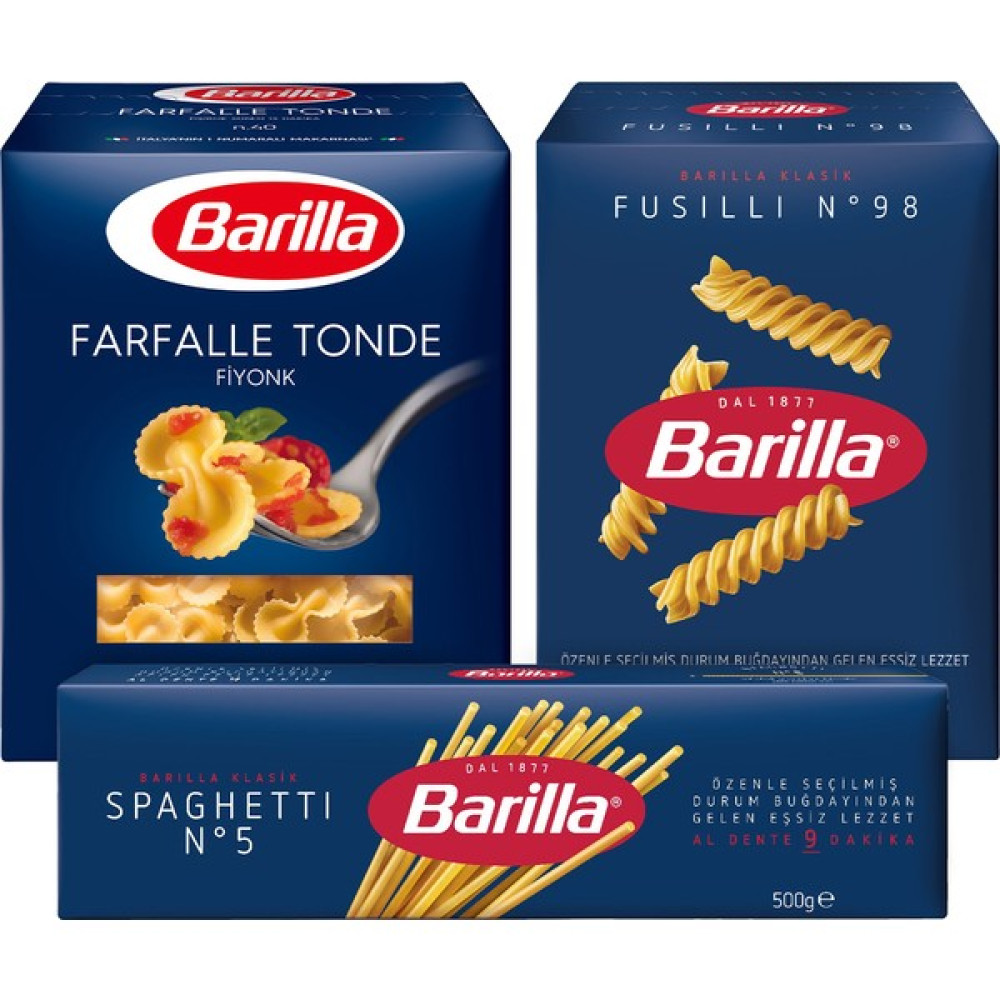 Barilla Makarna 3’lü Set Oto Boyaları Fiyatı