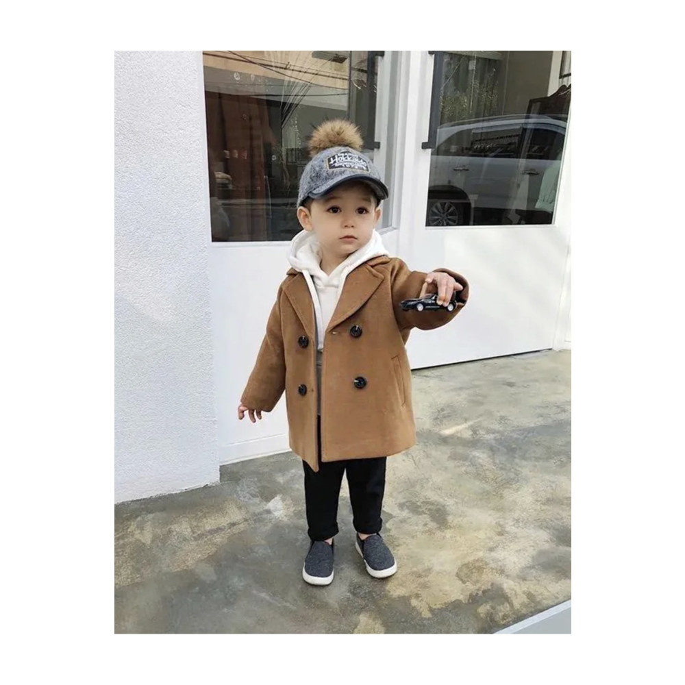 barin kids Bebek & Çocuk Kaşe kaban mont 3-4 Yaş Beden Bayan Mont Fiyatı