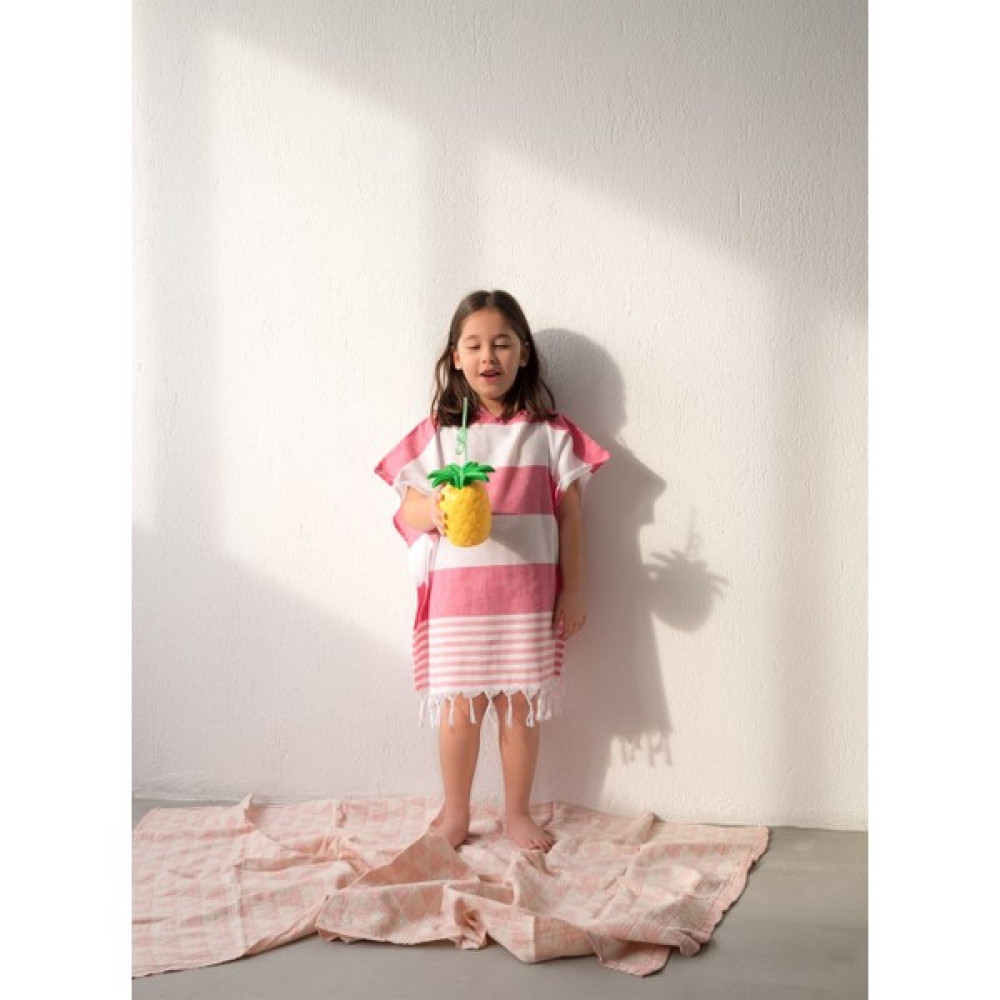 Barine Cuba Çocuk Kaftan Flamingo-Raspberry - Beyaz - Açık Yeşil - Yenidoğan Bebek Banyo-Tuvalet Fiyatı