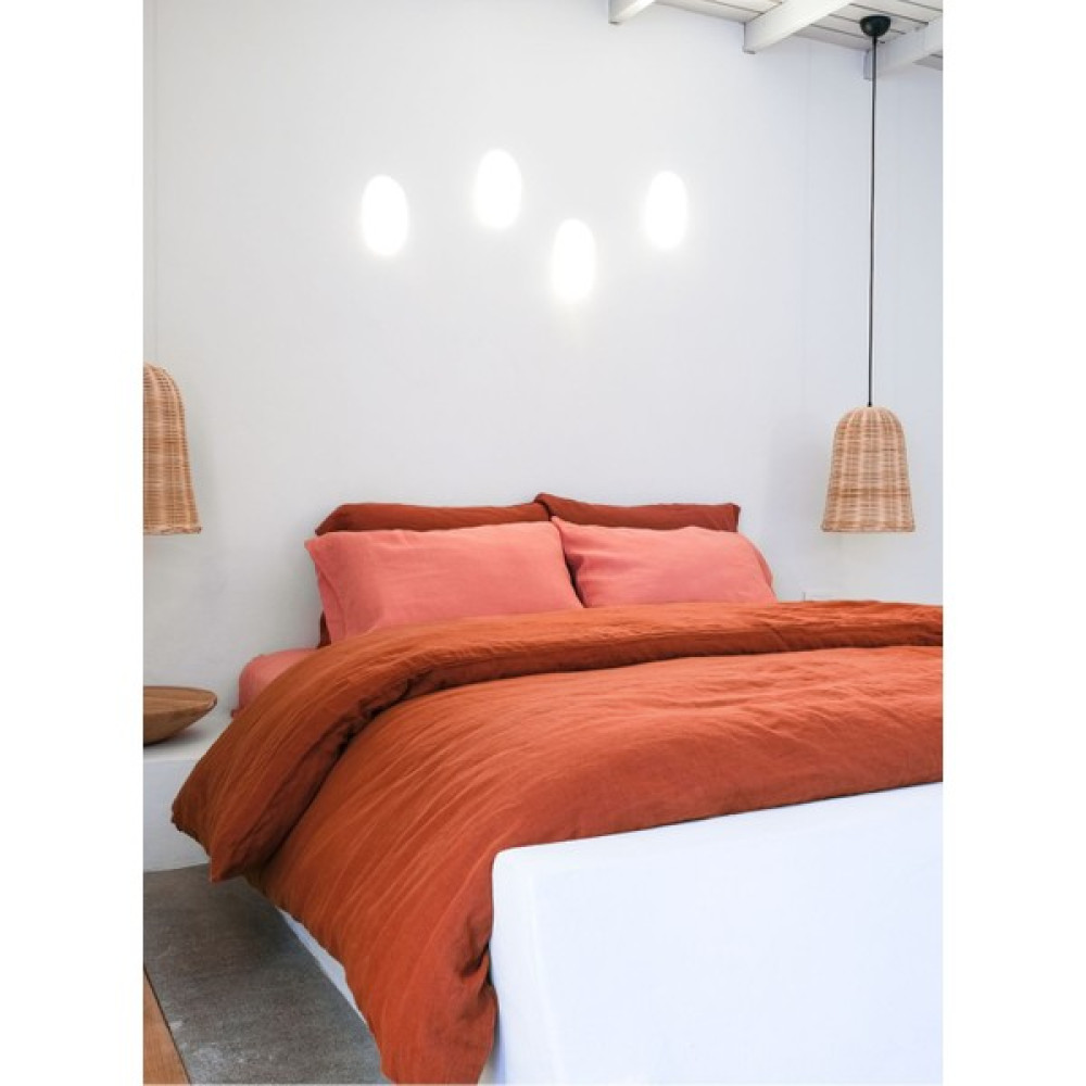 Barine Washed Linen Keten Battal Boy Nevresim Kiremit 279 x 228 - 235 x 275 cm Diğer Fiyatı