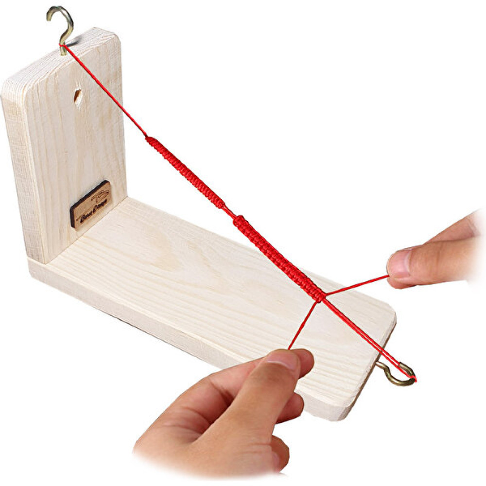 Barış Dizayn Doğal Ahşap Bileklik Örme Aparatı Bileklik Tahtası Stand (20X12CM) - Kahverengi Saat ve Bileklik Aksesuarı Fiyatı