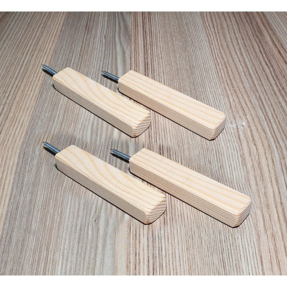 Barış Dizayn Doğal Ahşap Gizli Vida Hayalet Tekli Mini Askılık Çok Amaçlı Duvar Askısı (4lü Set) - Ahşap Rengi Eşya Saklama / Düzenleme Fiyatı