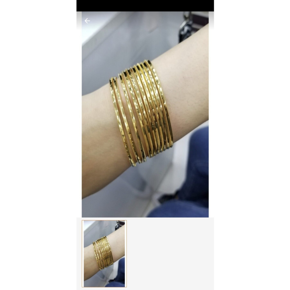 barış gold altın kaplama 22 Ayar Altın Kaplama Ajda Bilezik 21 cm Beden Bilezikler Fiyatı